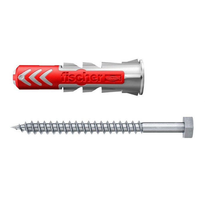 Suruburi cu diblu, 10 x 50 S, 25 de piese, Fischer DuoPower