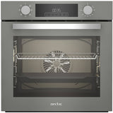 Cuptor incorporabil Arctic ARVIE1430MGM, Electric, 71 l, Autocuratarea catalitica, AeroCooking, Control touch, Clasa A, Manhattan Grey