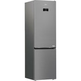 Combina frigorifica Beko B5RCNA406HXB1, 355 l, No Frost, Clasa C, AeroFlow , HarvestFresh , MaxStore, H 203,5 cm, Metal Look