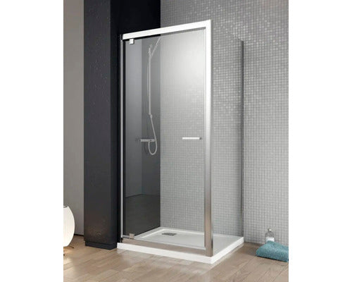Perete Lateral Pentru Cabina Dus Twist Dw+s, 80x190 Cm, Sticla Securizata Transparenta, Profil Crom