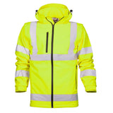 Jacheta softshell reflectorizanta S428, culoare galben, marimea L