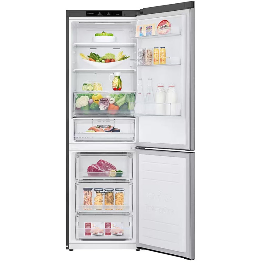 Combina Frigorifica LG GBB61PZGCN1, No Frost, 341 l, H 186 cm, Clasa C, Argintiu