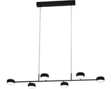 Lustra Cu Led Integrat Clavellina 42w 4800 Lumeni, Negru