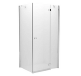 Cabina de dus rectangulara Radaway Almatea KDJ, 100x90x195 cm, colt dreapta, sticla securizata Intimato, profil crom