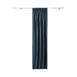 Draperie cu rejansa, albastru, 140x260 cm