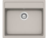 Chiuveta granit Schock Nemo N-100 Beton Cristalite 570 x 510 mm, adancime cuva 180 mm, universala, montare pe blat