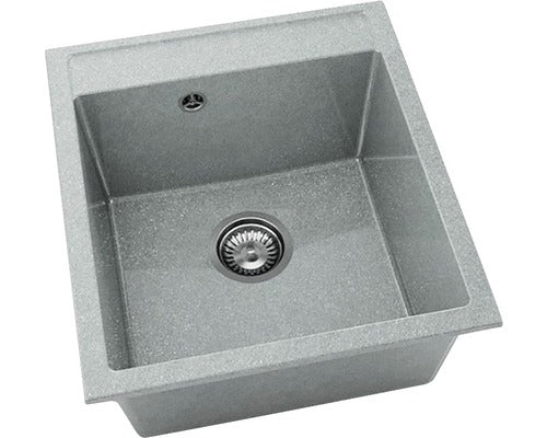 Chiuveta Bucatarie Cu O Cuva Fat Avangard 224 51x46 Cm, Fara Picurator, Granixit Platina