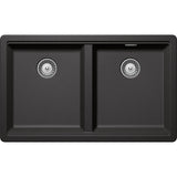 Chiuveta granit SchockGreenwich N-200 Stone Cristadur 750 x 455 mm, adancime cuva 200 mm, montare sub blat