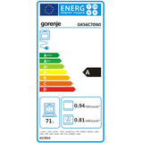 Aragaz GORENJE GKS6C70WJ, 4 Arzatoare, Gaz, Electric, L 60 cm, Grill, Alb