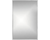 Oglinda Baie Dreptunghiulara Cordia Brw Line 65x60 Cm Rama Argintie