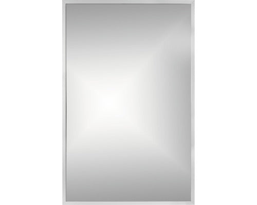 Oglinda Baie Dreptunghiulara Cordia Brw Line 65x60 Cm Rama Argintie