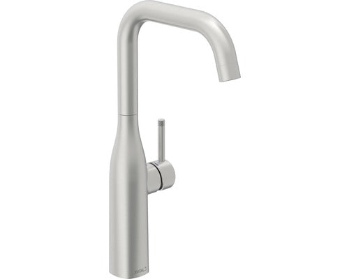 Baterie lavoar monocomanda AVITAL Lay ventil Push-Open inox