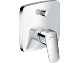 Unitate de comanda baterie incastrata cada Hansgrohe Logis, crom, necesita corp incastrat cod 1800180