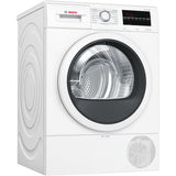 Uscator de rufe Bosch WTR87TW0BY, Pompa de caldura, 8 kg, 15 programe, Clasa A+++, AutoDry Technology, Alb
