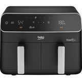 Friteuza cu Aer Cald Dubla BEKO FRL5388B, 0.5kg, 8.5l, 2400W, Negru-Argintiu