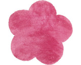 Covor Shaggy Floare Roz 60x60 Cm