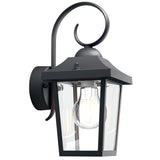 Aplica exterior Philips myGarden Buzzard, E27, 60W, A++, IP44, Aluminiu, Negru