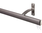 Galerie Simpla Aluminiu, Prindere De Perete, Bronz 100 Cm