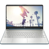 Laptop HP 15s-fq5002nq, Intel Core i7-1255U pana la 4.7GHz, 15.6" FHD, 16GB, SSD 1TB, Intel Iris Xe Graphics, Free DOS, Albastru