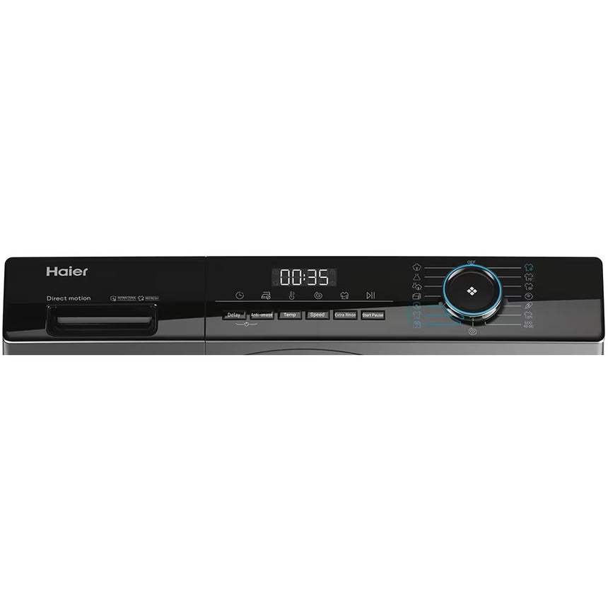 Masina de spalat rufe frontala HAIER HW80-B14939S8, Steam, 8 kg, 1400rpm, Clasa A, Alb