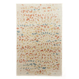 Covor Carpeta sintetic, Colectia Delta 1143-1-43911, Bej/Albastru/Caramiziu, design Modern, 80x150 cm
