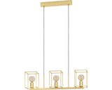 Lustra Cumiole E27 Max. 3x40w, Auriu