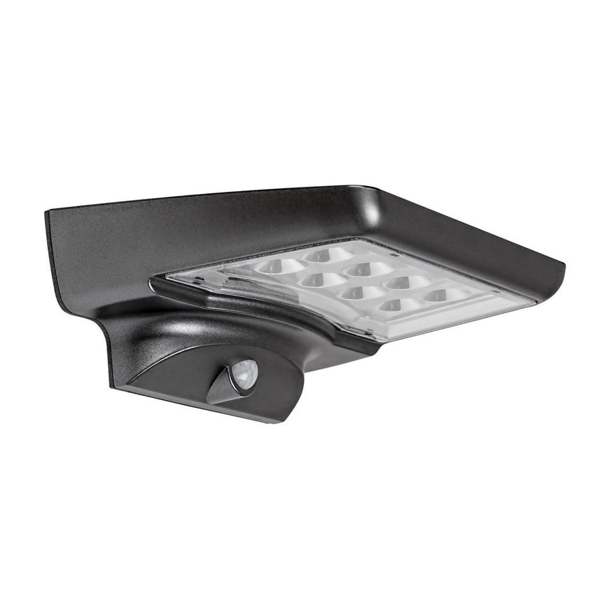 Lampa solara cu senzor, Rabalux, 4 W, 3.7 V, IP44, Negru