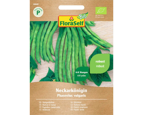 Seminte Legume Floraself Bio Fasole Cataratoare Neckark, 150 gr