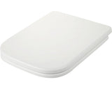 Capac WC FORM & STYLE Angular, duroplast, inchidere lenta, alb, 45,5x34 cm