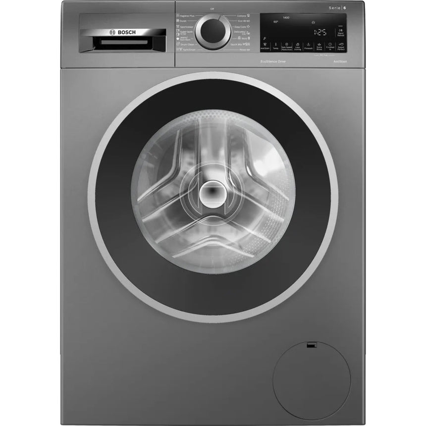 Masina de spalat rufe Bosch WGG2440REU, 9 kg, 1400 RPM, Motor EcoSilence Drive, SpeedPerfect, VarioDrum, Clasa A, Gri