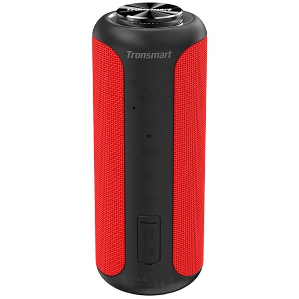 Boxa Portabila TRONSMART T6 Plus Upgraded Edition, 40W, Bluetooth, Nfc, MicroSD, Powerbank, Waterproof, Rosu