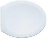 Capac WC ADOB Limone, inchidere simpla, alb 44x38 cm