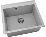 Chiuveta Bucatarie Cu O Cuva Fat Avangard 226 56x51 Cm, Fara Picurator, Fatgranit Grey