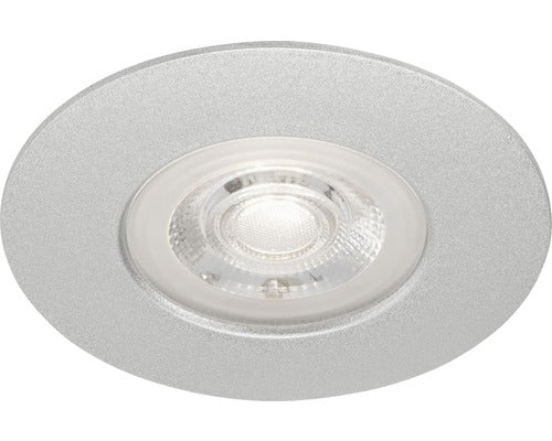 Spot Led Incastrat Kulana 5w 460 Lumeni Ip44, 3000k Variabil, Ø90 Mm, Crom Mat