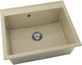Chiuveta Bucatarie Cu O Cuva Fat Avangard 227 60x51 Cm, Fara Picurator, Granixit Latte