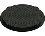 Capac VODALAND din Polipropilena Negru A15 Ø 1000 mm H 80 mm