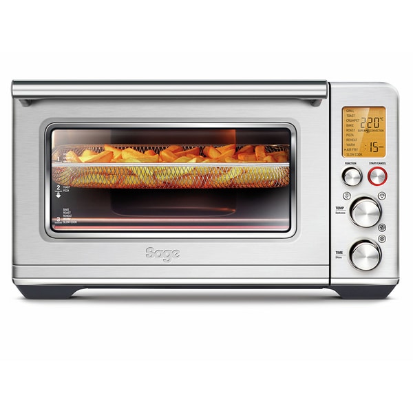 Cuptor Electric SAGE Smart Air Fryer SOV860, 22l, 2400W, 10 Programe de Gatit, Argintiu