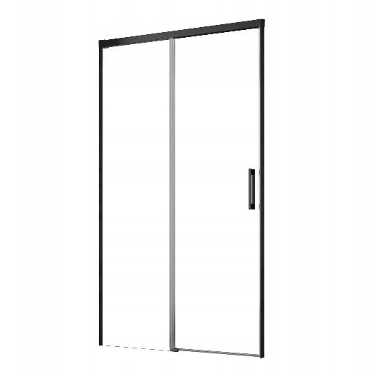 Usa glisanta dus Radaway Idea Black KDJ dreapta 100x200,5 cm, sticla transparenta, profil negru