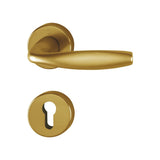 Maner usa interior, Hoppe New York, cu rozeta pentru cilindru, culoare bronz, 127 x 52mm
