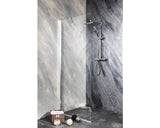 Paravan Dus Sanotechnik Sanoflex 115-117x195 cm, Sticla Transparenta Anticalcar, Profil Crom