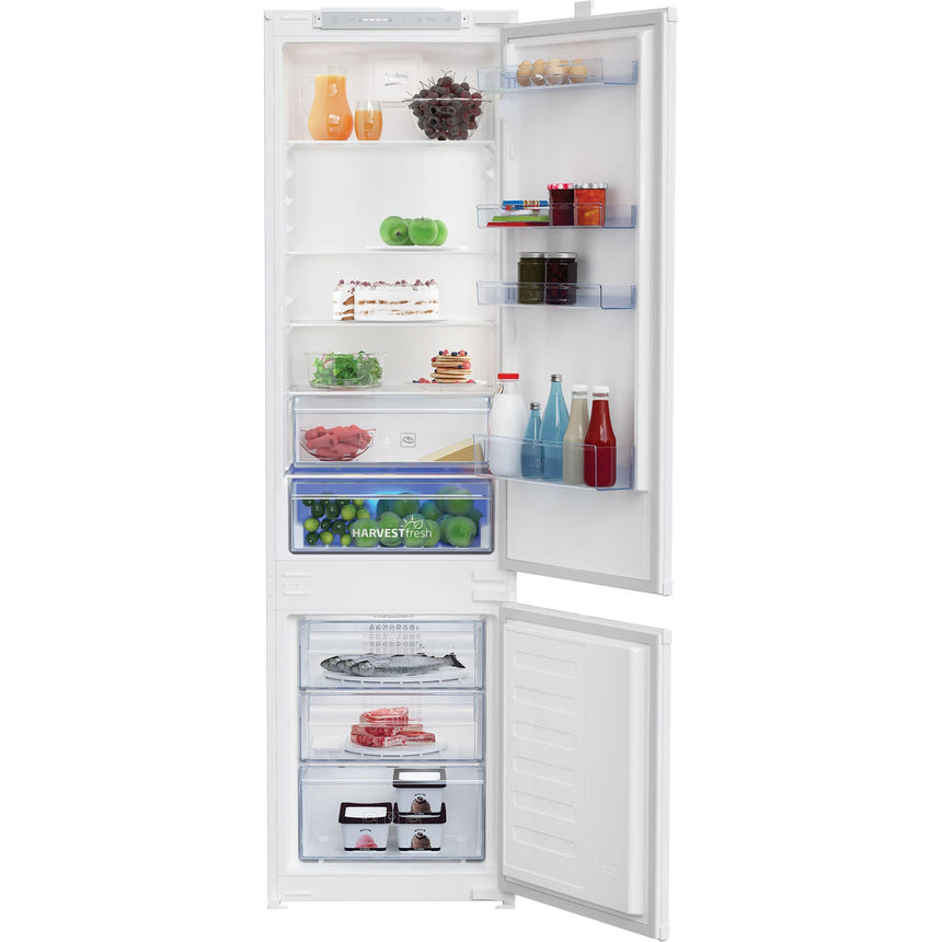 Combina frigorifica incorporabila Beko BCHA306E4SN, 289 l, No Frost, Harvestfresh, Compresor ProSmart Inverter, Clasa E, H 193.5 cm