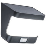 Aplica cu panou solar Lutec Try, senzor de miscare, 8W, 500 lm, 1500 mAh, lumina alba rece (5000K), IP54, Negru