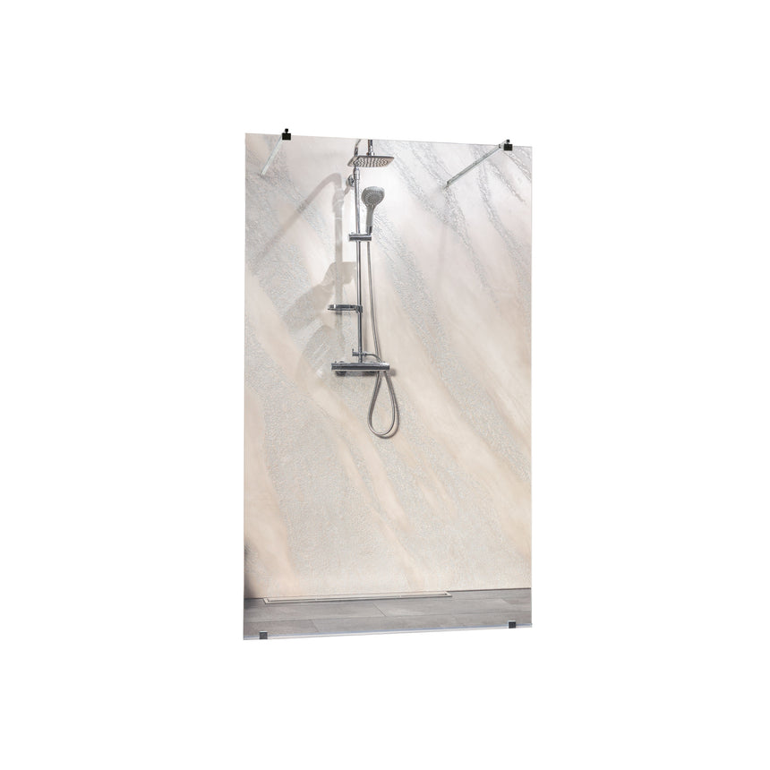 Paravan de dus FREEDOM I MW110, sticla securizata de 8 mm, dimensiuni 107 x 195