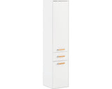 Dulap Baie Inalt Suspendat Duo 330, 2 Usi 1 Sertar, PAL, 32,7x160,1 cm, Alb