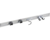 Sina De Perete Meister 800mm 60x12mm Max. 2,5kg/suport, Aluminiu, Incl. 4 Suporti Diferiti Pentru Unelte