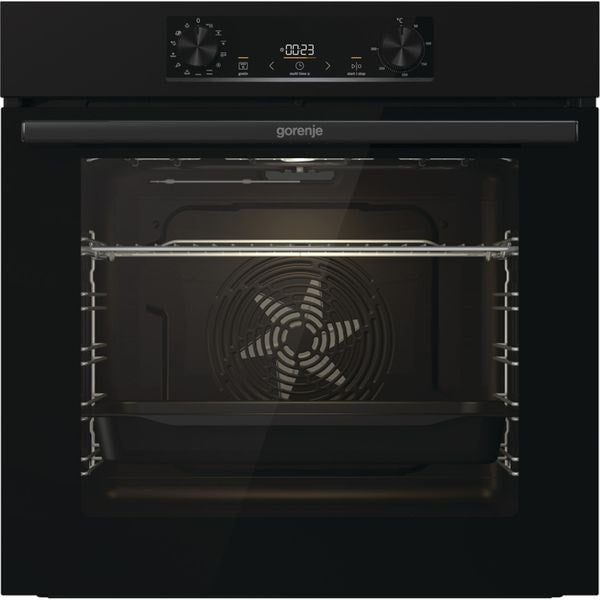 Cuptor Incorporabil GORENJE BOP6737E02BK, Electric, Autocuratare Pirolitica, 77 l, Clasa A, Negru