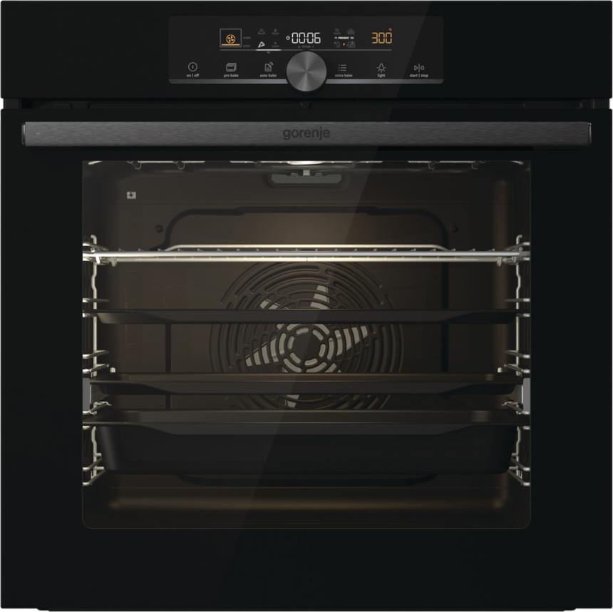 Cuptor Incorporabil GORENJE BPS6747A06BG, Electric, Autocuratare Catalitica, 77 l, Clasa A+, Negru