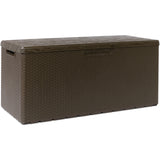 Lada depozitare gradina, Toomax Portofino, 340 litri, maro, 123.7x54.5x56.2 cm