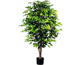 Planta Artificiala Ficus Benjamini In Ghiveci M 150 Cm Verde
