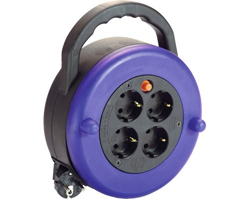 Prelungitor Electric Pe Tambur De Plastic 4 Prize 7, 5m Cablu Pvc 3x1, 5 Mm²
